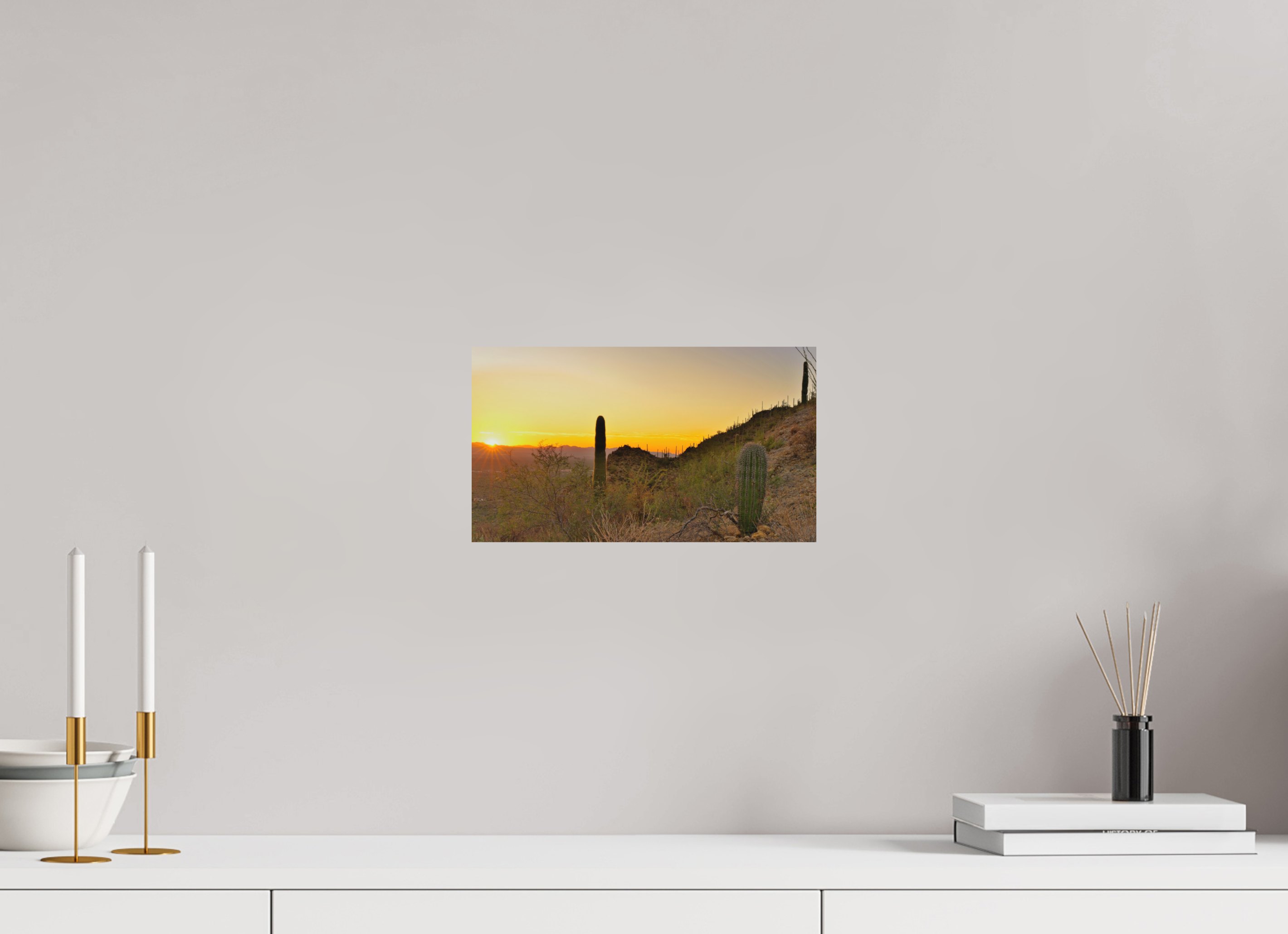 12 x 6.8″, Fuji Crystal Archive, matte Saguaro National Park Sunset