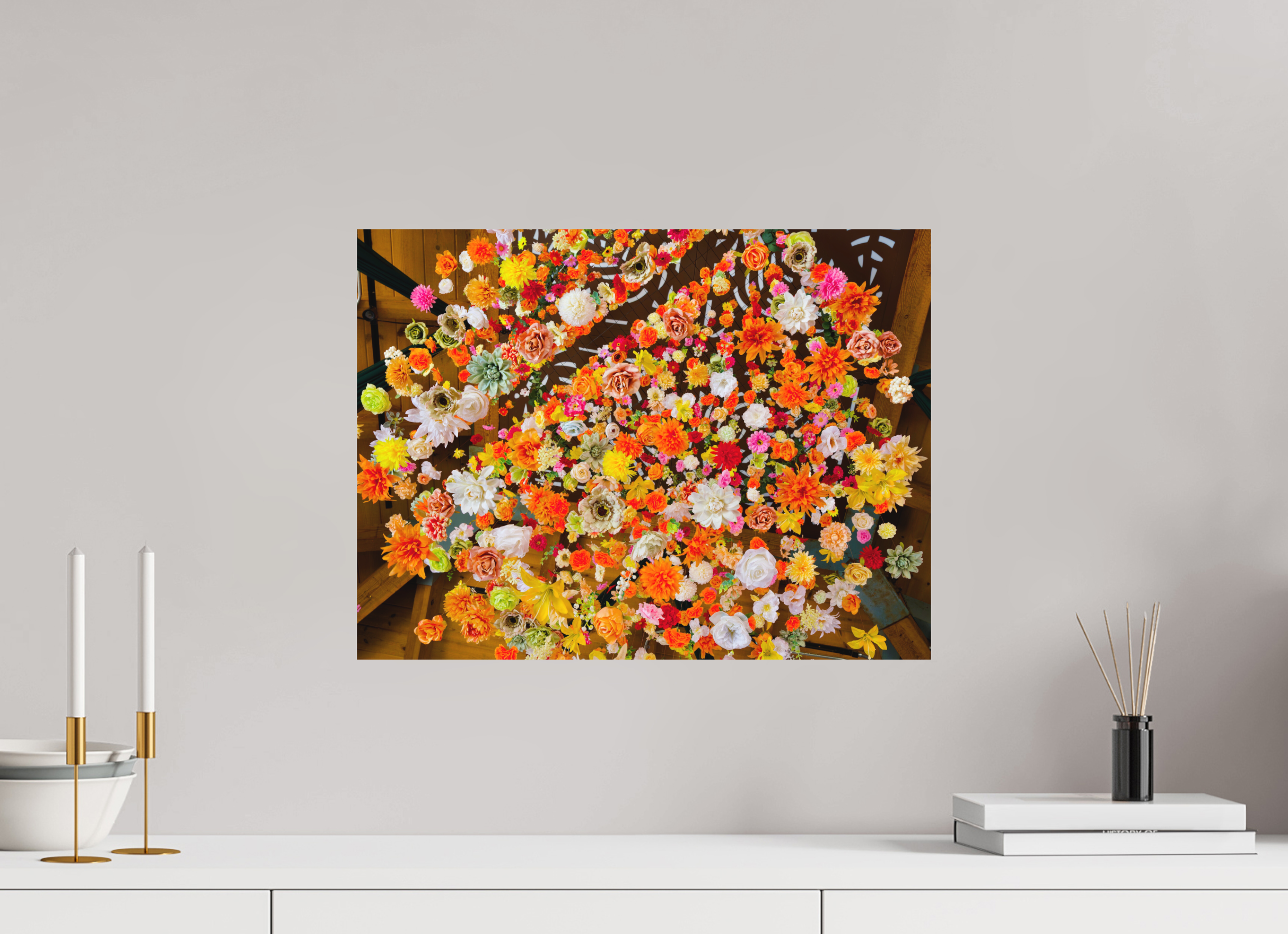 20 x 15″, Fuji Crystal Archive, matte Raining Flowers