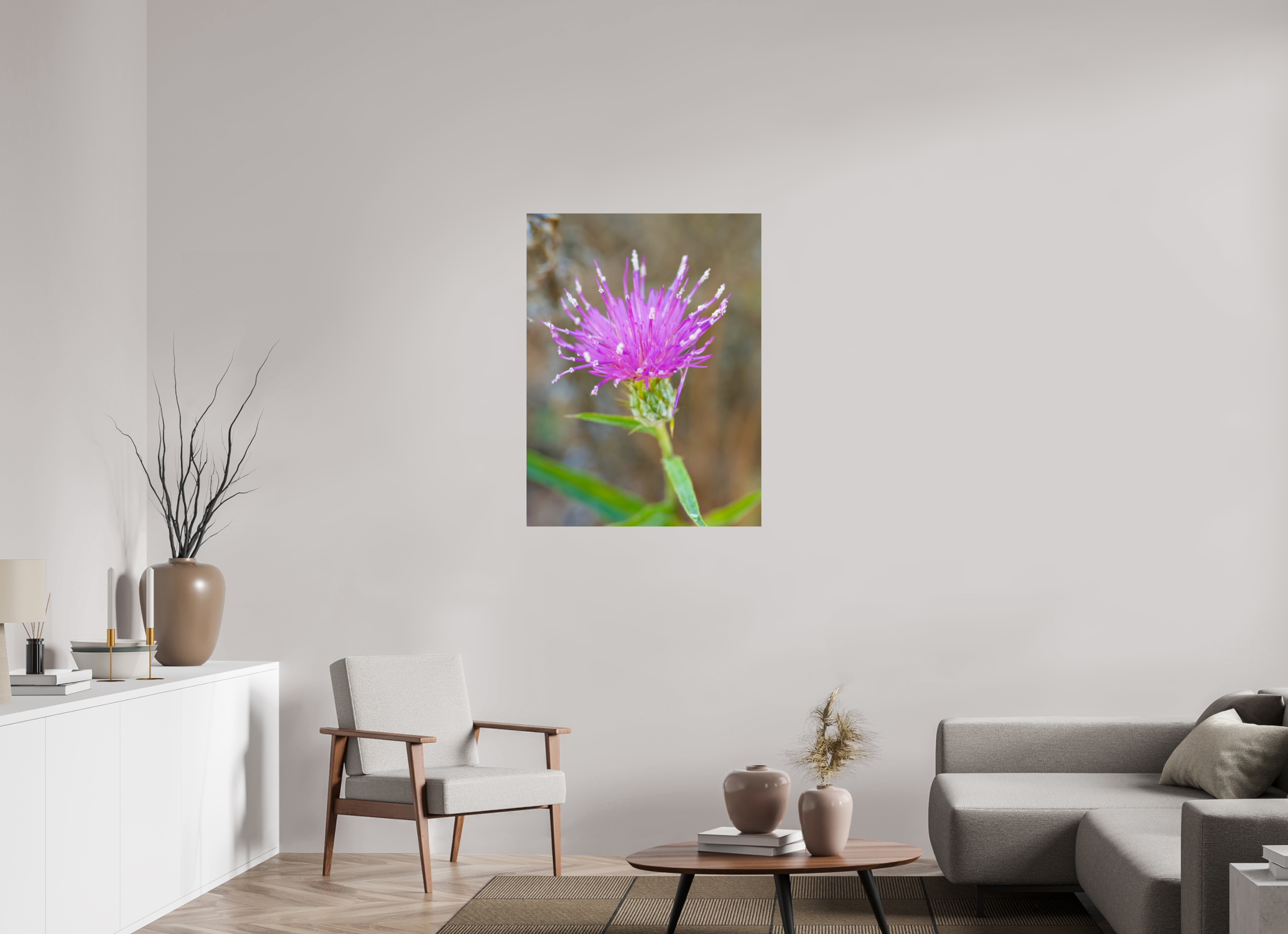 30 x 40″, Photo Print On Fuji Crystal DP II Purple Thistle