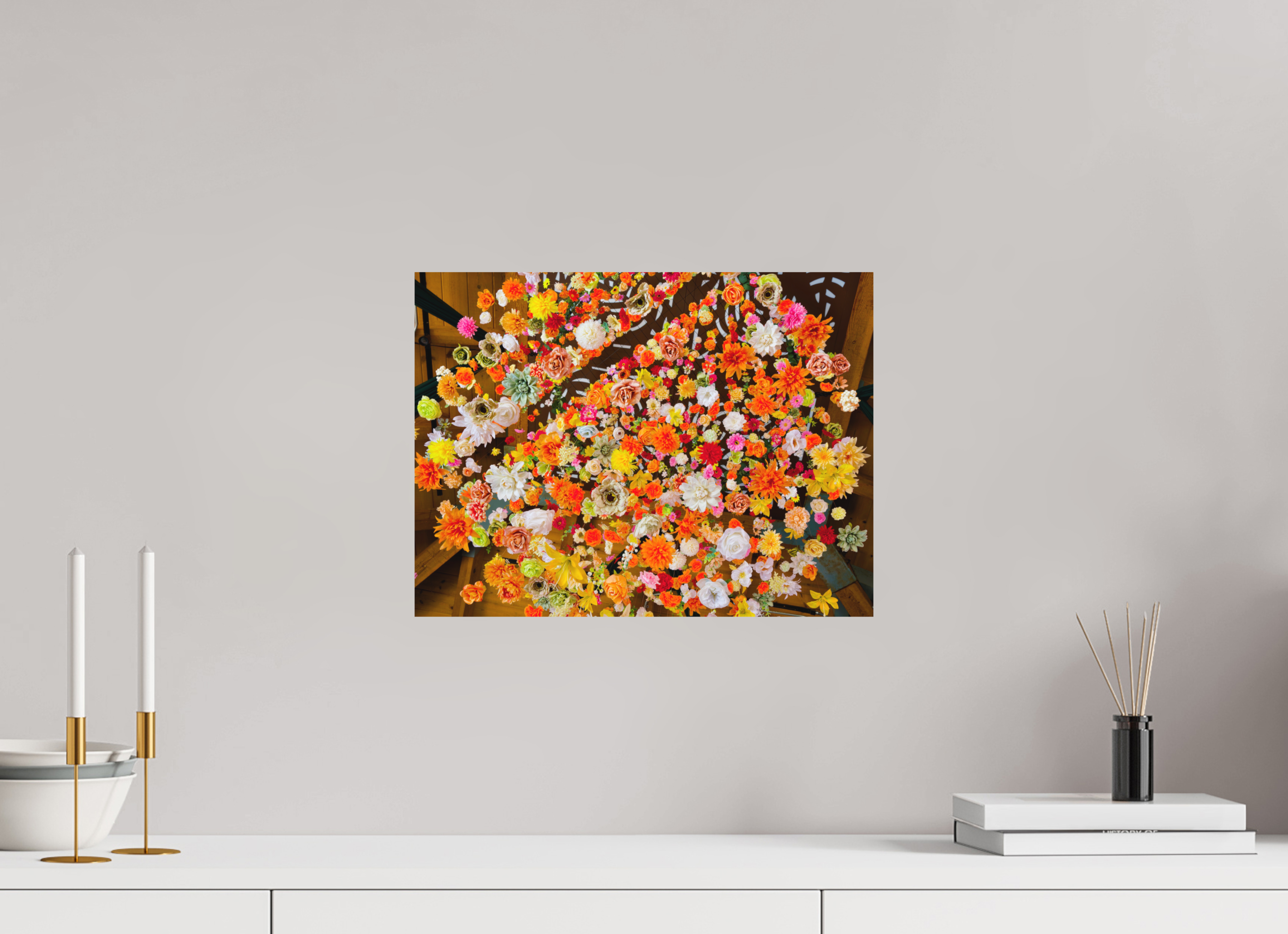 16 x 12″, Fuji Crystal Archive, matte Raining Flowers